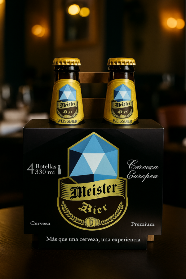 Cerveza Meister Bier® Weissbier Four(4) Pack 5.0% de alcohol